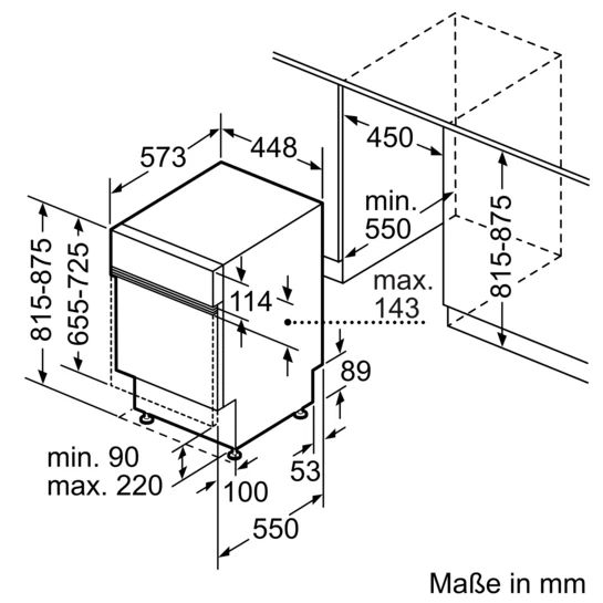 Serie 6 Teilintegrierter Geschirrspüler 45 cm Gebürsteter Stahl SPI6EMS21E