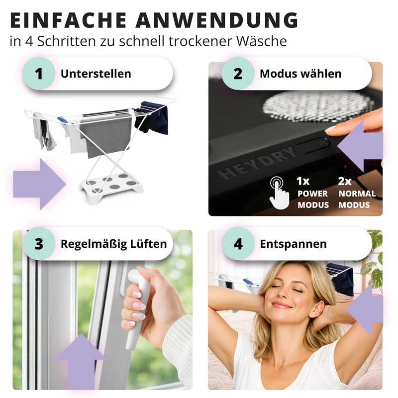 HEYDRY Wäschetrockner
