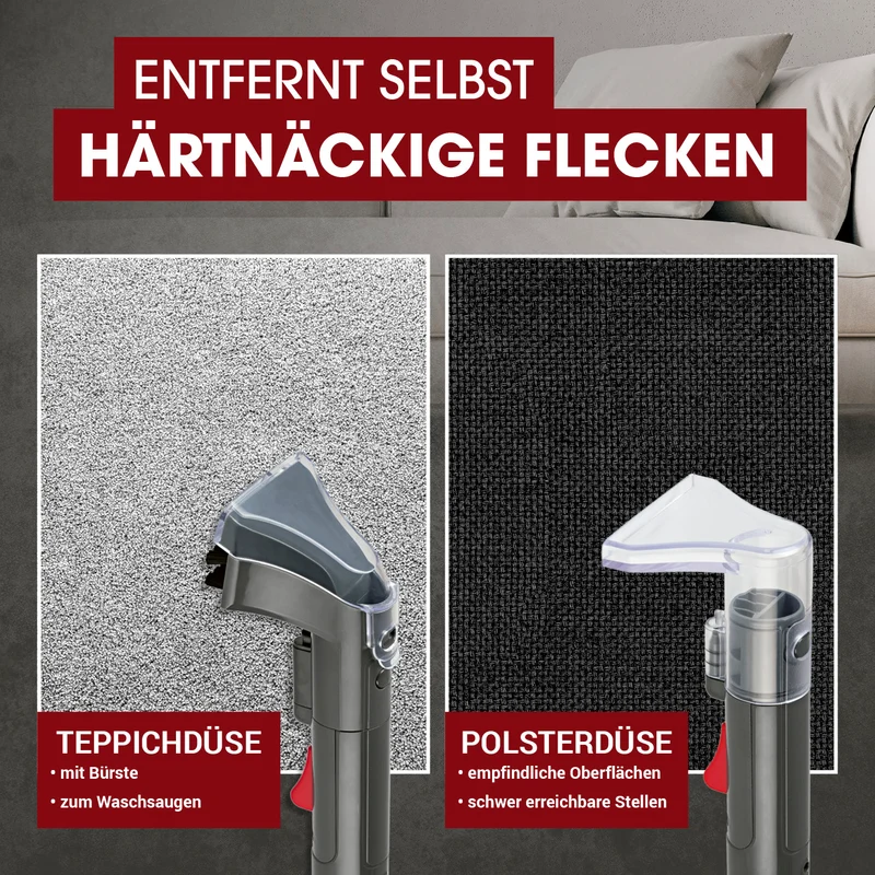 Polster- & Teppichreiniger Kompakt Plus - inkl. 1 l Teppich- & Polsterreiniger-Konzentrat