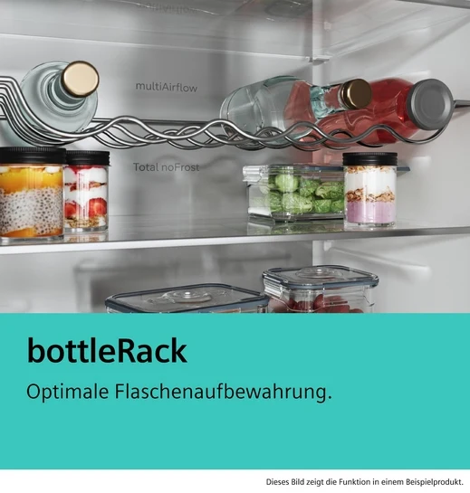 iQ500 Freistehender Kühlschrank 186.2 x 59.5 cm Gebürsteter schwarzer Stahl AntiFingerprint KS36NAXCG