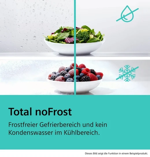 iQ500 Freistehende Kühl-Gefrier-Kombination mit Gefrierbereich unten 203 x 60 cm Gebürsteter schwarzer Stahl AntiFingerprint KG39NAXAG