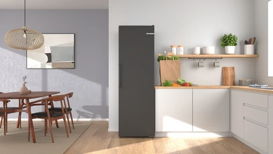 Serie 4 Freistehender Gefrierschrank 186.2 x 59.5 cm Grau GSN36VCCG