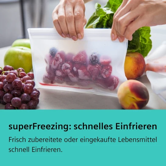 iQ500 Freistehender Gefrierschrank 191 x 70 cm GS58NAWCV