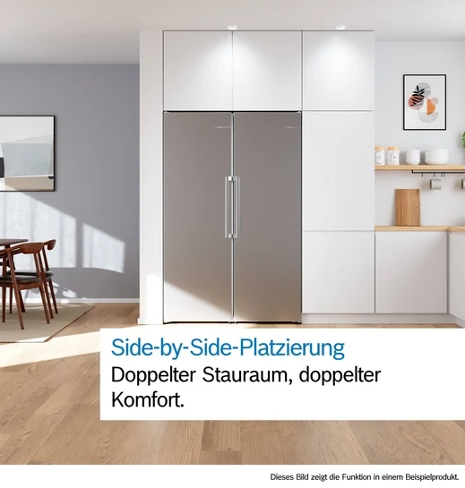 Serie 6 Freistehender Gefrierschrank 186.2 x 59.5 cm Inox GSN36AICM