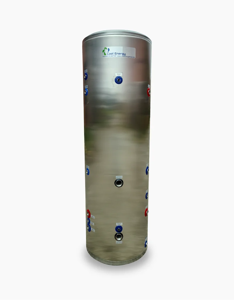250L Heat Pump Hot Water Cylinder with Internal Buffer | Single-Coil | CE-SST250XB