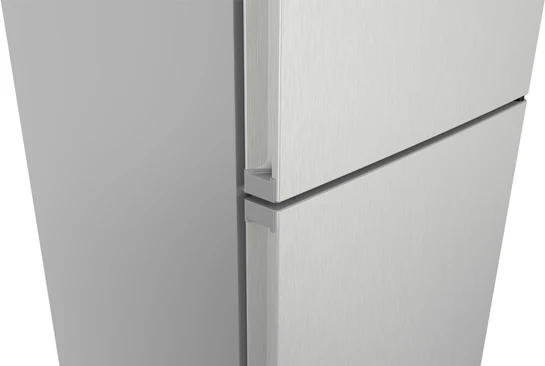 Serie 4 Freistehende Kühl-Gefrier-Kombination mit Gefrierbereich unten 203 x 60 cm Metall-Optik KGN392LBF