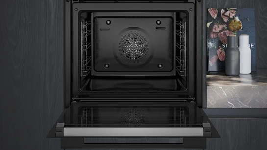 iQ700 Einbau-Backofen 60 x 60 cm Schwarz, Edelstahl HB774G1B1