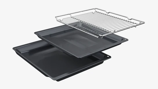 iQ700 Einbau-Backofen 60 x 60 cm Schwarz, Edelstahl HB774G1B1