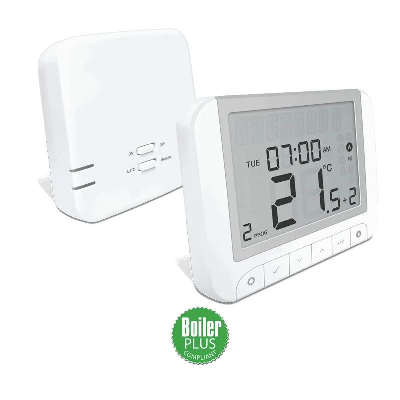Salus Digital Programmable Wireless Room Thermostat Boiler - CE-RT520RF