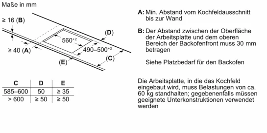 iQ500 Induktionskochfeld 60 cm ED61AHSC1E