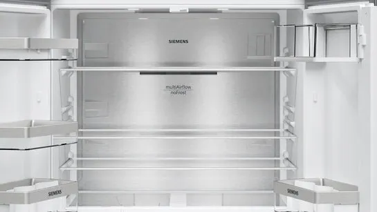 iQ300 Kühl-Gefrier-Kombination, mehrtürig 183 x 90.5 cm Gebürsteter schwarzer Stahl AntiFingerprint, Total noFrost KF96NAXEA