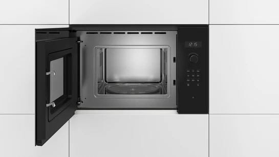 Serie 6 Einbau-Mikrowelle Schwarz BFL524MB0