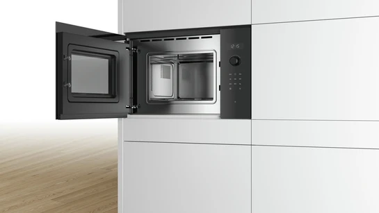 Serie 6 Einbau-Mikrowelle Schwarz BFL524MB0