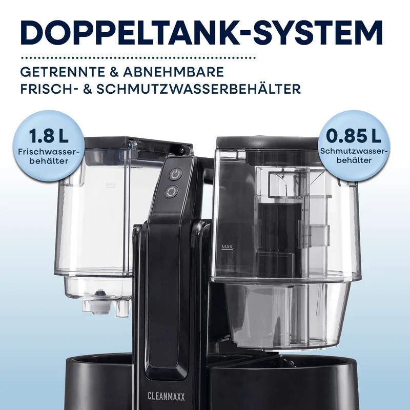 Akku-Polster- & Teppichreiniger Pro - 22 V - Schwarz