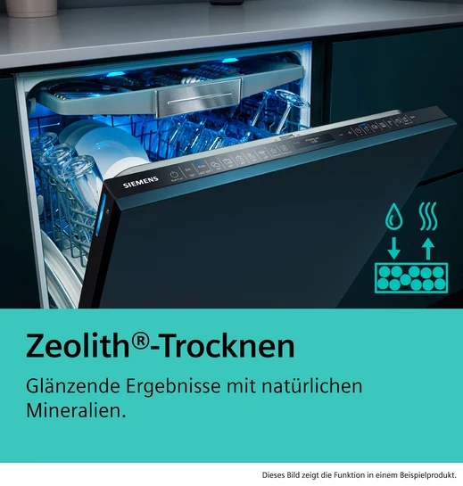 iQ500 Teilintegrierter Geschirrspüler 60 cm Gebürsteter Stahl SN55ZS07CE