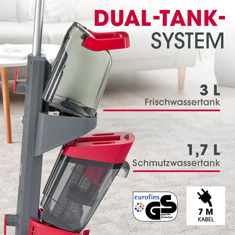 AquaStream Plus DUO Teppich- und Hartbodenreiniger