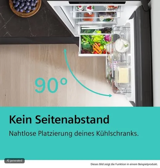 iQ300 Freistehende Kühl-Gefrier-Kombination mit Gefrierbereich unten 186 x 60 cm Weiß, Total noFrost KG36NVWCG