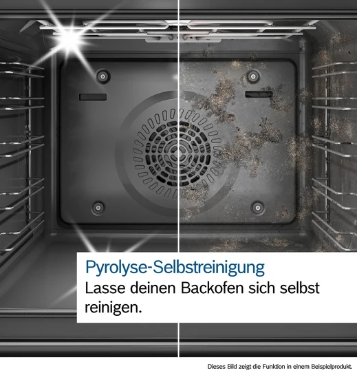 Serie 8 Einbau-Kompaktbackofen 60 x 45 cm Schwarz CBG7741B1
