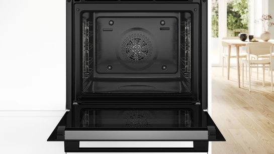 Serie 6 Einbau-Backofen 60 x 60 cm Schwarz HBG578BB3