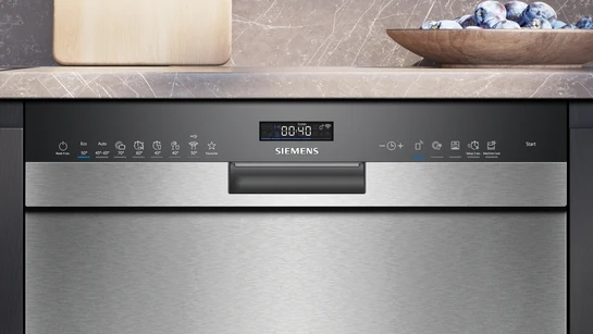 iQ500 Unterbau-Geschirrspüler 60 cm Gebürsteter Stahl SN45ZS07CE