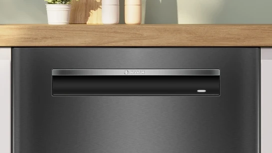 Serie 4 Unterbau-Geschirrspüler 60 cm Gebürsteter schwarzer Stahl mit Anti-Fingerprint SMP4ECC72S