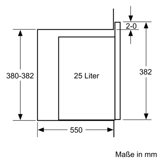 Serie 6 Einbau-Mikrowelle mit Grill Schwarz BEL554MB0