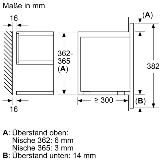 Serie 8 Einbau-Mikrowelle mit Grill Schwarz BER7321B1