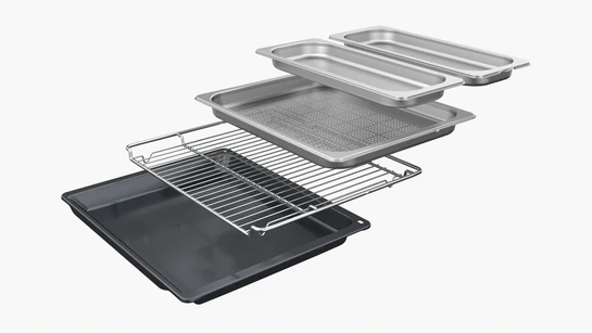 Serie 8 Einbau-Kompaktdampfbackofen 60 x 45 cm Schwarz CSG7361B1