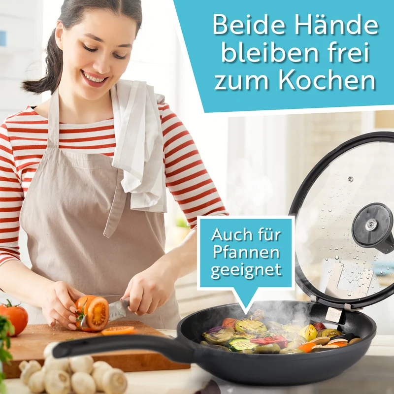 Topfdeckelhalter für Töpfe & Pfannen