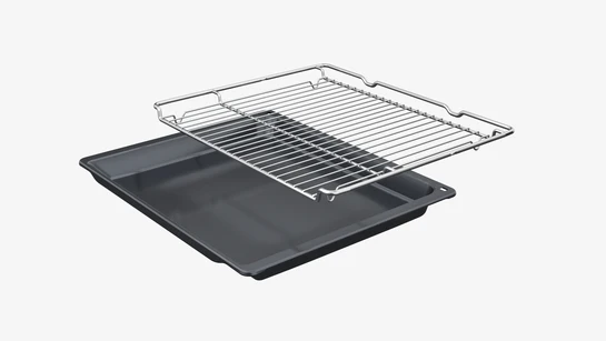 Serie 4 Einbau-Backofen 60 x 60 cm Edelstahl HBA514BS3