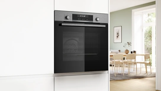 Serie 6 Einbau-Backofen 60 x 60 cm Edelstahl HBG578BS3