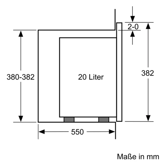 Serie 6 Einbau-Mikrowelle Edelstahl BFL524MS0
