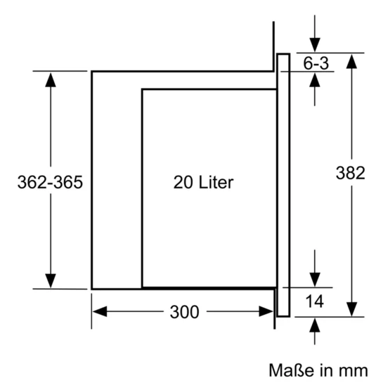 Serie 6 Einbau-Mikrowelle Edelstahl BFL524MS0