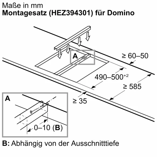 Serie 6 Domino-Kochfeld, Elektro 30 cm Mit Rahmen aufliegend PKF375FP2E