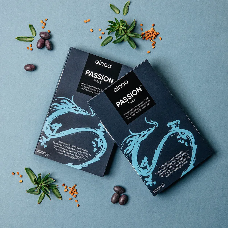 Nahrungsergänzungsmittel PASSION FEMALE & MALE - 2er-Set (2x 90 Kapseln)