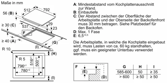 iQ700 Induktionskochfeld 80 cm flächenbündig (integriert) EX801LYC1E