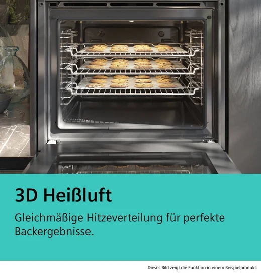 iQ500 Einbau-Backofen 60 x 60 cm Edelstahl HB578GBS3
