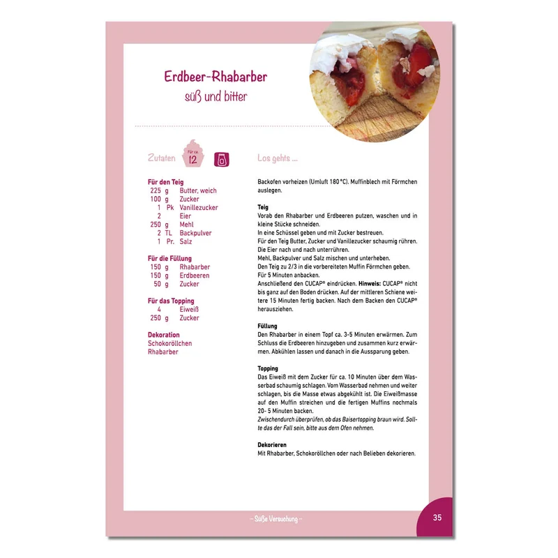 CuCap Backbuch für Cupcakes, Muffins & Mehr