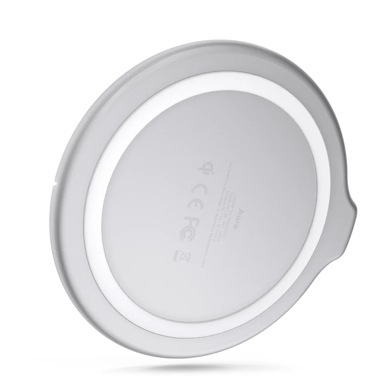 Wireless Ladegerät Aura lite 15W - silber