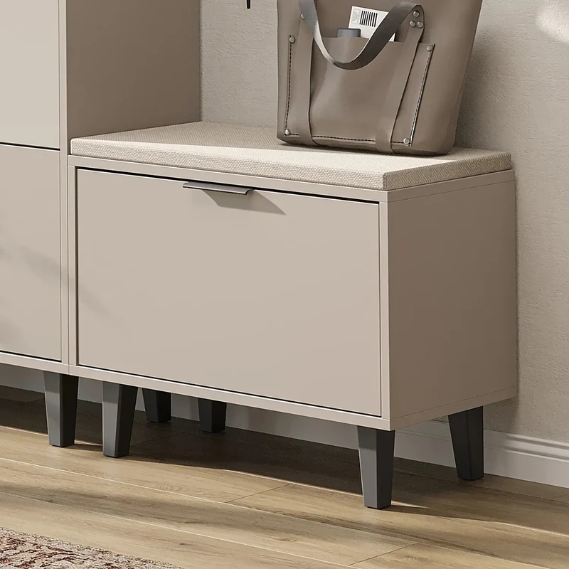 Roomart Sitzbank NORD mit Schuhklappe und Sitzkissen, 73,6 cm, in 2 Farben
