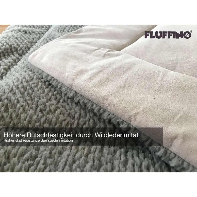 Katzendecke Wildlederimitat - 73 x 45 cm - grau