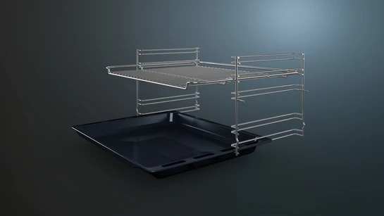 iQ100 Einbau-Backofen 60 x 60 cm Schwarz, Edelstahl HB013FBB1