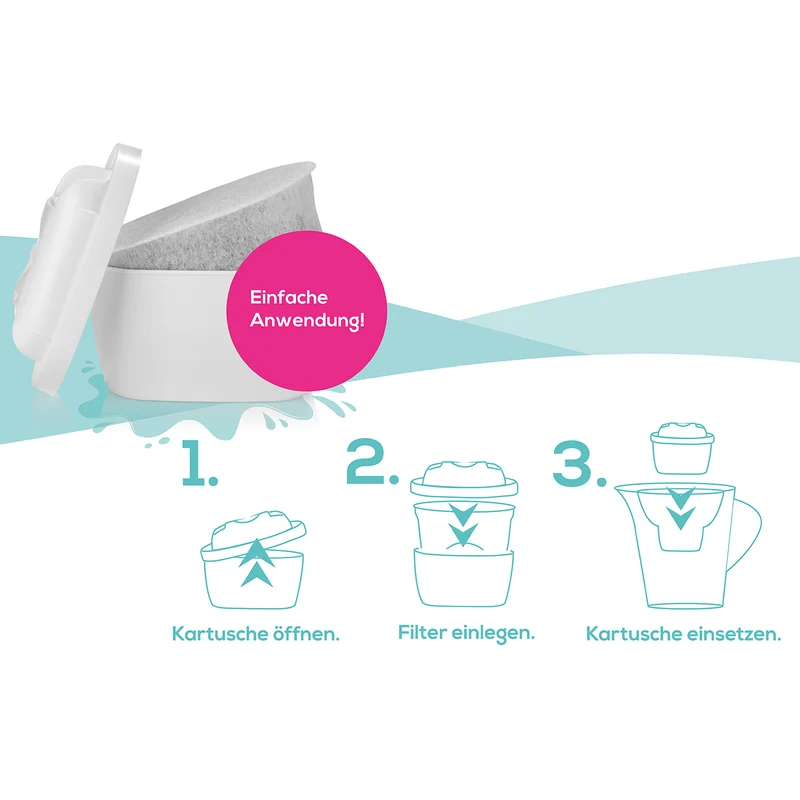 Wasserfilter Nachfüllset - 12er-Set Filtertaschen