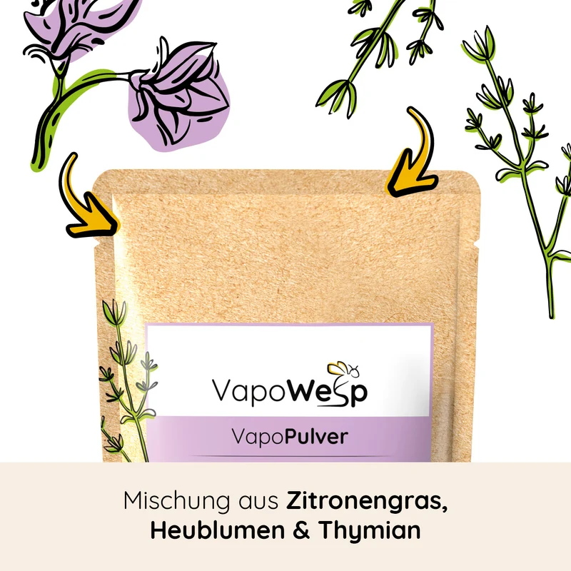 Pulver-Set Orange & Rosemary (100 g) + Lemon Basil (100 g) + Hay Flowers & Thyme (100 g)