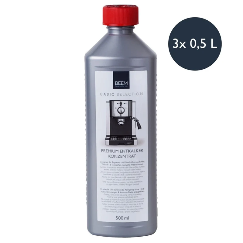 PREMIUM ENTKALKER KONZENTRAT - 0,5 l - 3er Pack