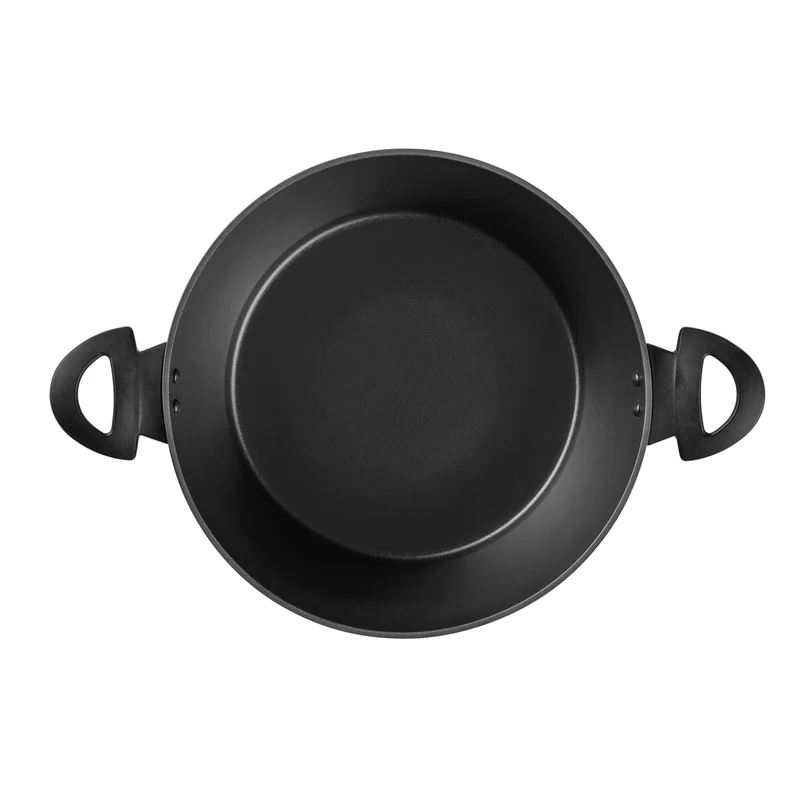 Aluminium-Kochtopf geschmiedet - 20 cm - schwarz