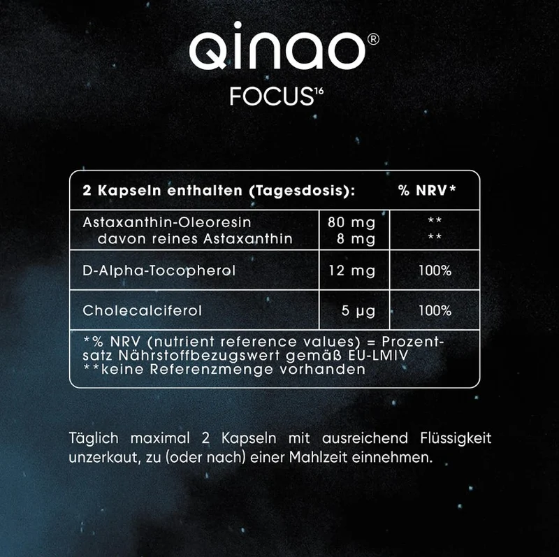 Nahrungsergänzungsmittel FOCUS - 60 Kapseln