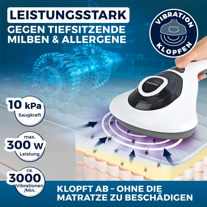 Milbensauger Vibration
