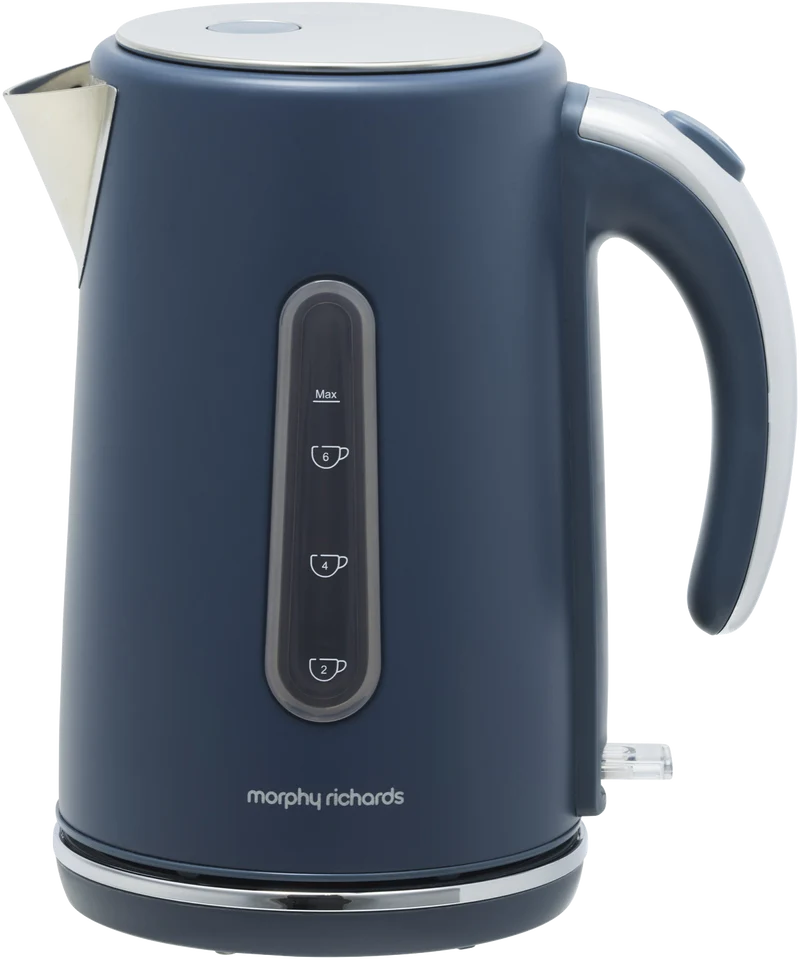 Morphy Richards Array Kettle And 4 SliceToaster Breakfast Pack Pacific Spirit Blue