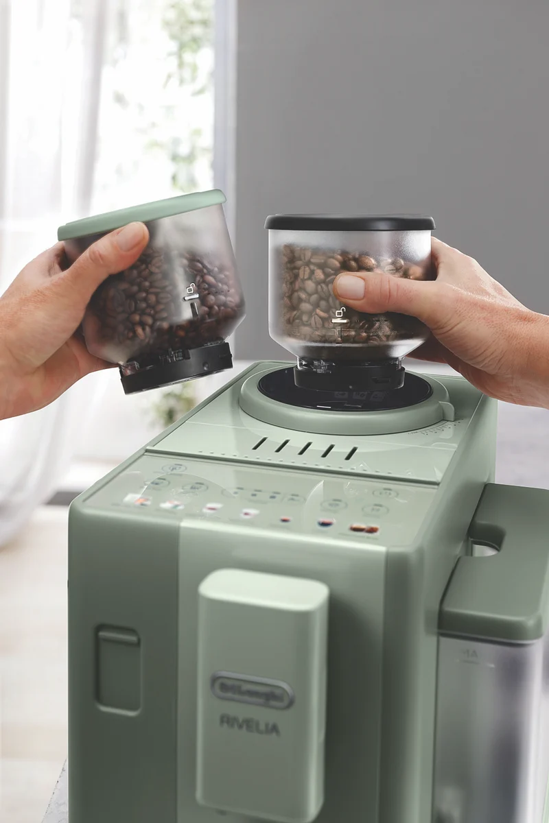 DeLonghi Rivelia Start Fully Automatic Coffee Machine Jade Green